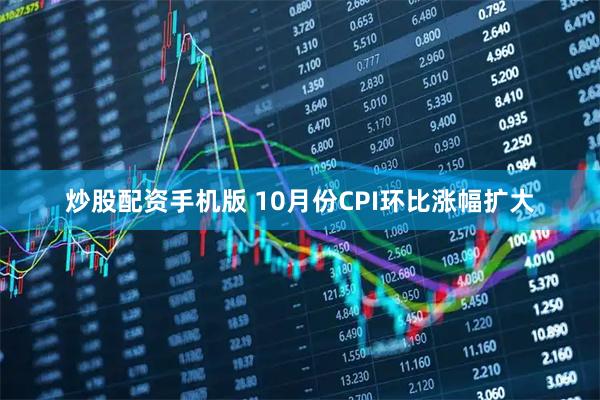 炒股配资手机版 10月份CPI环比涨幅扩大